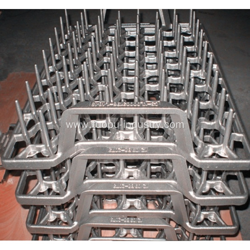 Bottom plate of heat treatment tooling furnace